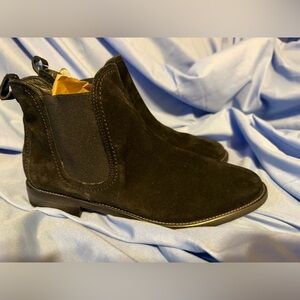 NEW Paul Green Black Suede Boots